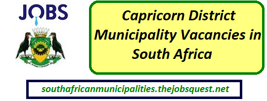 Capricorn District Municipality Vacancies