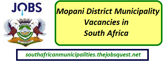 Mopani District Municipality Vacancies