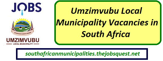 Umzimvubu Local Municipality Vacancies