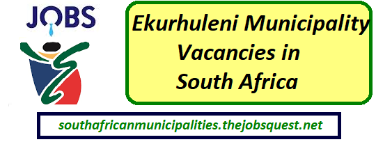Ekurhuleni Municipality Vacancies