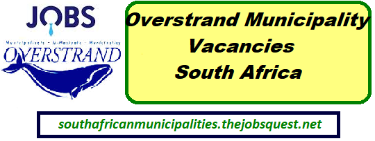 Overstrand Municipality Vacancies